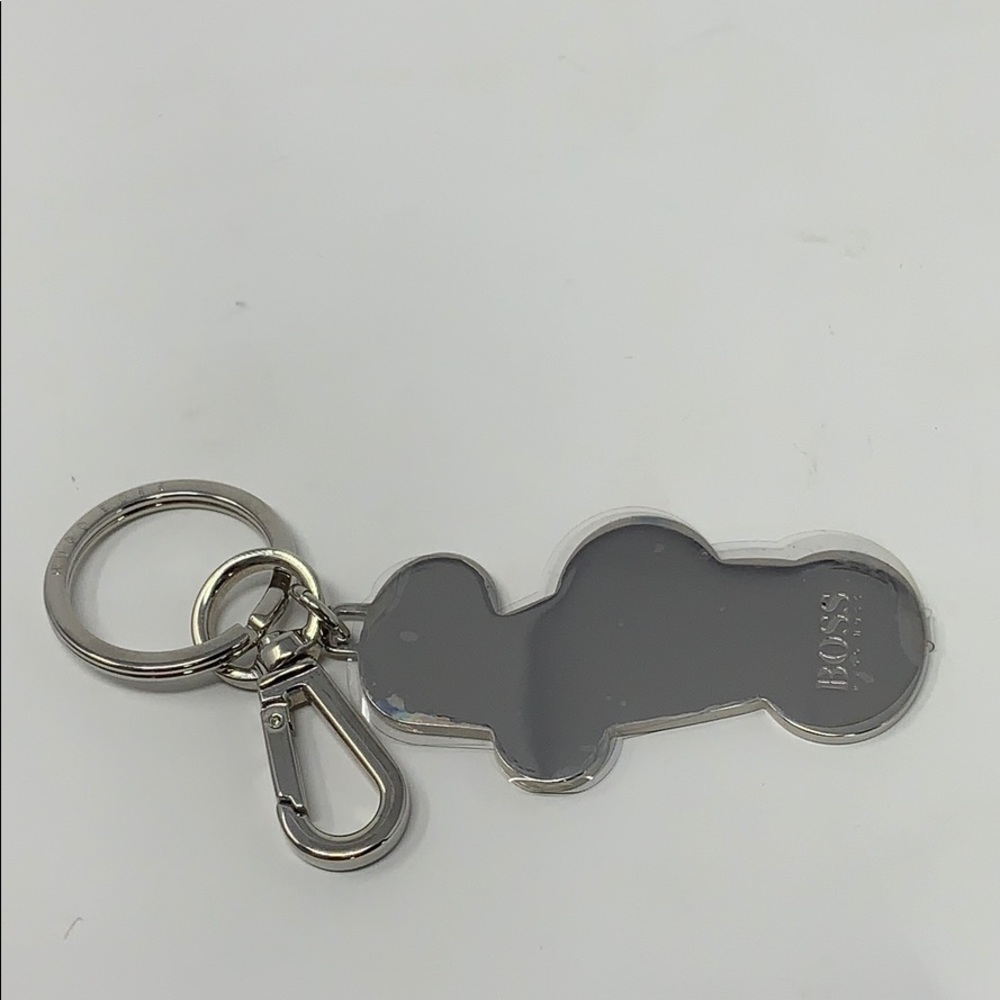 Hugo Boss White Racing Car Key Chain - Picture 6 of 6